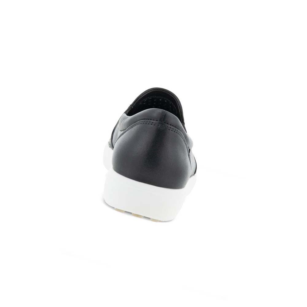 Ecco Soft 7 Slip-on Fritidssko Dame Svarte | NO 77FDN